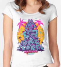 Hotline Miami Women's Fitted Scoop T-Shirt
