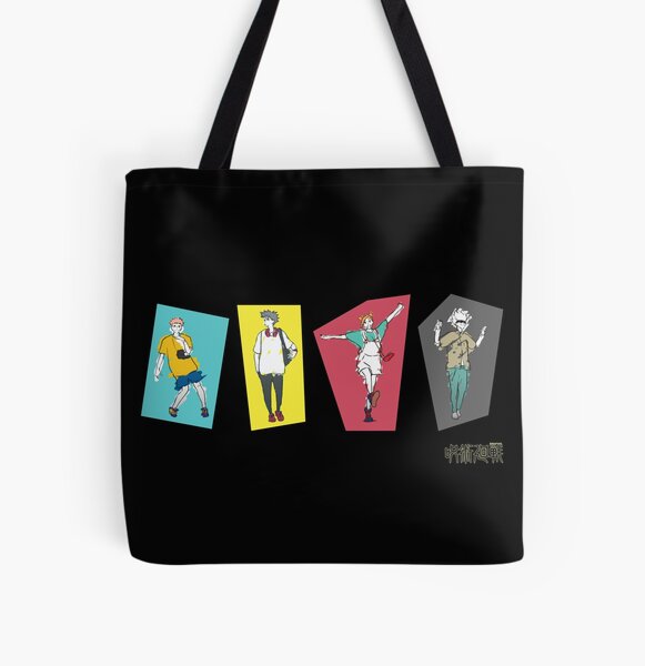 Jujutsu Kaisen Drip Tote bag doublé