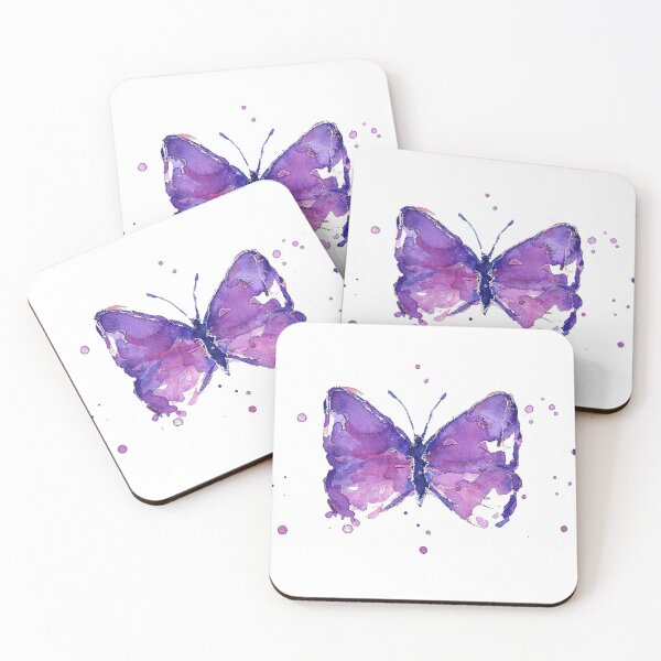 Item preview, Watercolour Purple Butterfly  designed and sold by Danielle555.