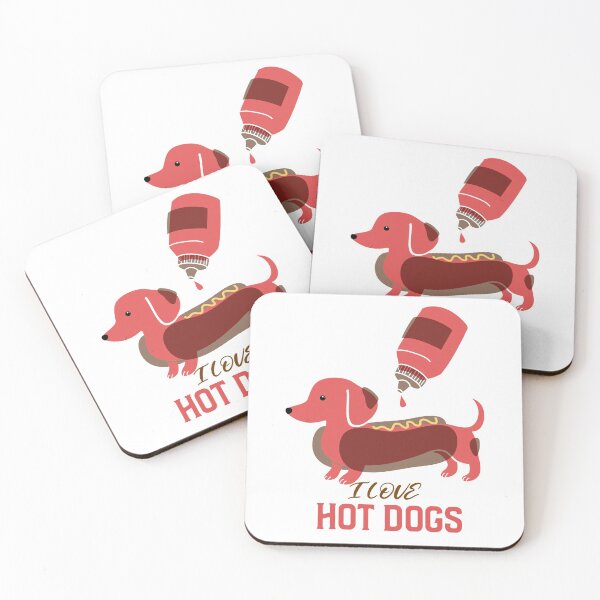 Item preview, I Love Hot Dogs designed and sold by Zwembad Vergelijker.