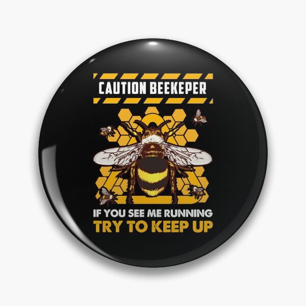 Item preview, Caution: Beekeeper If You See Me Running Keep Up designed and sold by perfectpresents.