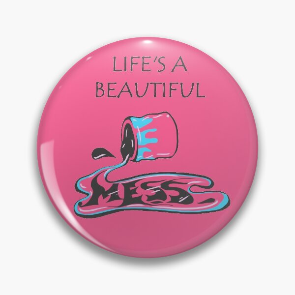 Item preview, Life is beautiful - appreciating midfulness - pink designed and sold by theinkypensieve.