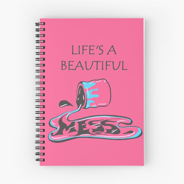 Item preview, Life is beautiful - appreciating midfulness - pink designed and sold by theinkypensieve.