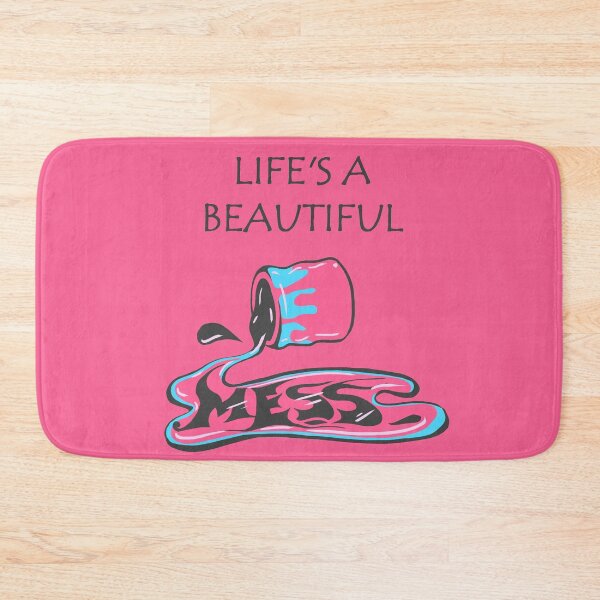 Item preview, Life is beautiful - appreciating midfulness - pink designed and sold by theinkypensieve.