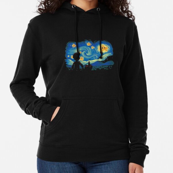 Noche estrellada Sudadera ligera con capucha