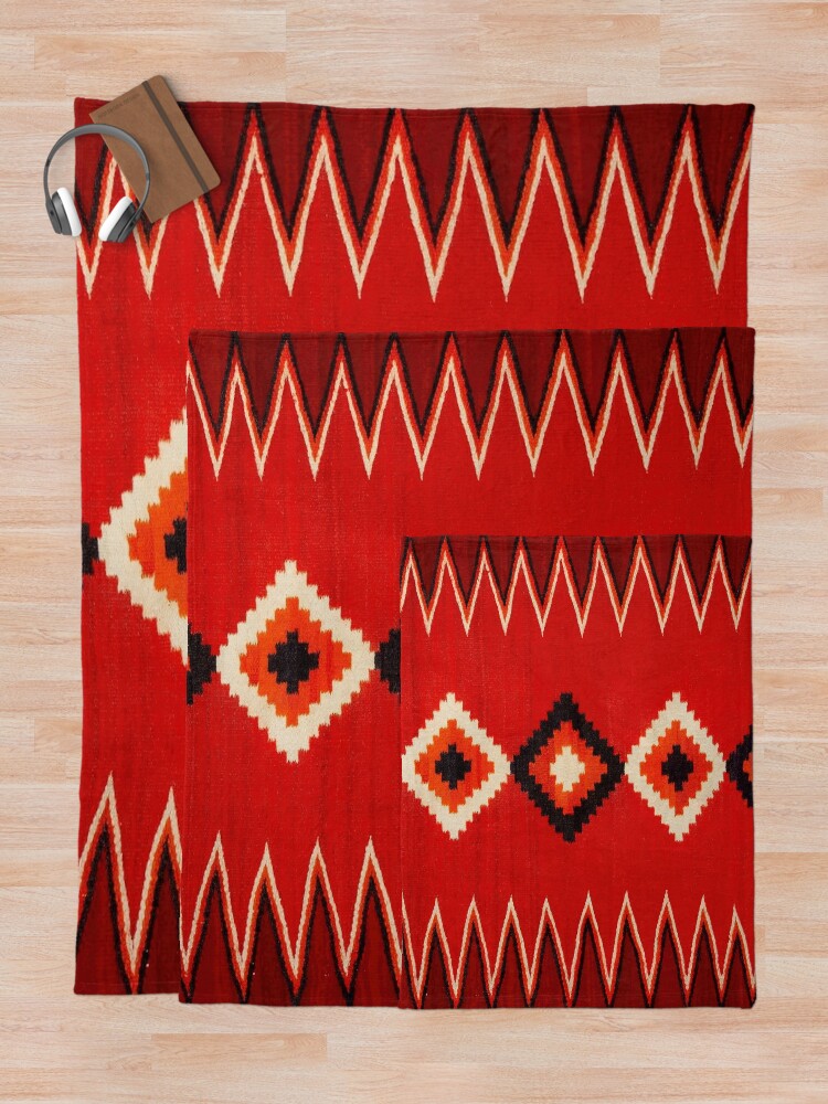 "NAVAJO 1890 CHILD BLANKET GENUINE NATIVE AMERICAN HISTORIC ART