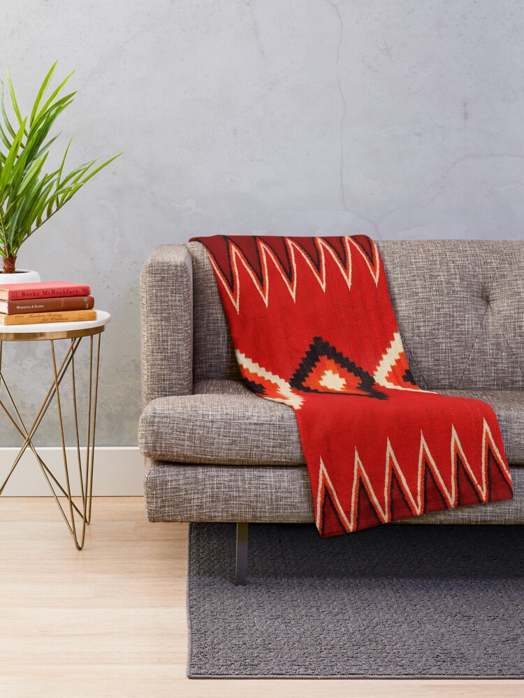 "NAVAJO 1890 CHILD BLANKET GENUINE NATIVE AMERICAN HISTORIC ART