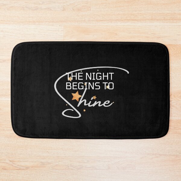 Item preview, The Night Begins To Shine Elegant Handwriting 2 designed and sold by SweetAndSpice.