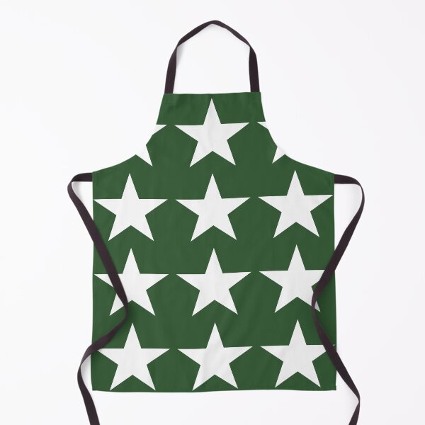 Item preview, Large WHITE and PINE GREEN STARS designed and sold by RachelMacht.