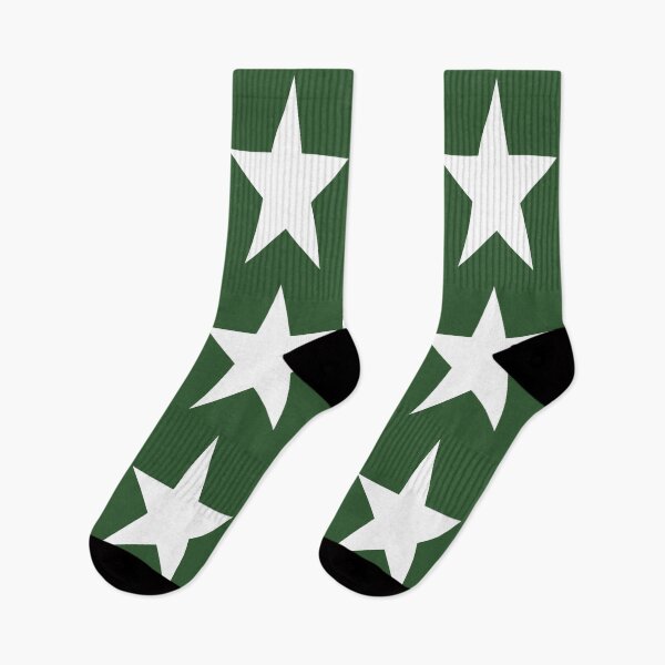 Item preview, Large WHITE and PINE GREEN STARS  designed and sold by RachelMacht.