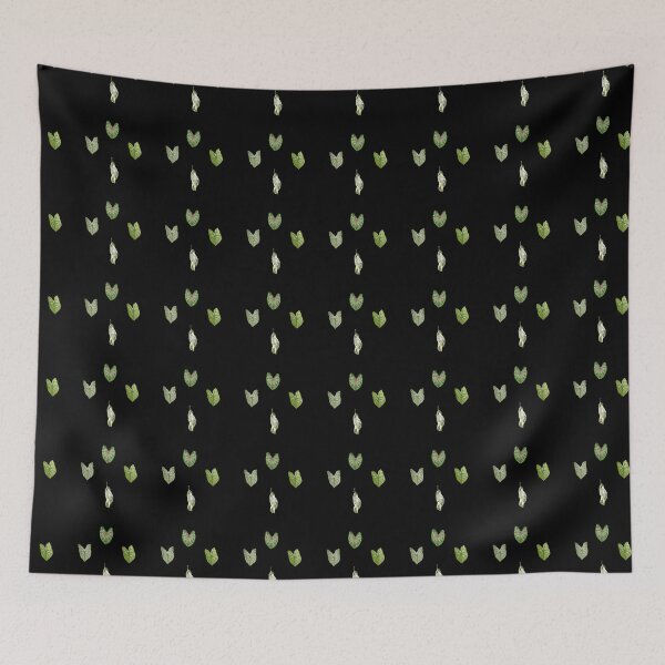 Item preview, Leaves on Black Background designed and sold by RanBanda.
