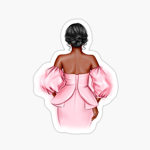 Item preview, chanel illustration fashion girl beauty girl style dress art artist print clip art history pictures pink red blue brunette brown hair necklace dress  designed and sold by BigArtLab.