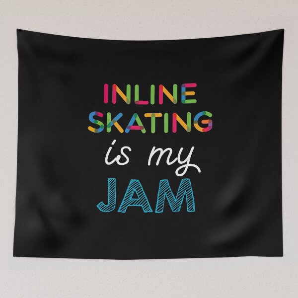 Item preview, Inline Skating is my Jam. Funny Inline Skating Design designed and sold by Custom365.