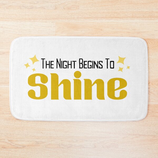 Item preview, The Night Begins To Shine Simple Design designed and sold by SweetAndSpice.