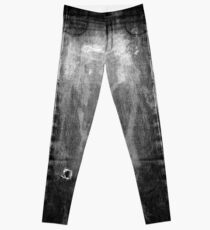 Legging pantalones vaqueros blanqueados