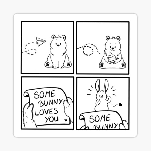 Item preview,  Bear and Bunny // paper plain // comic strip designed and sold by Caspalpo.