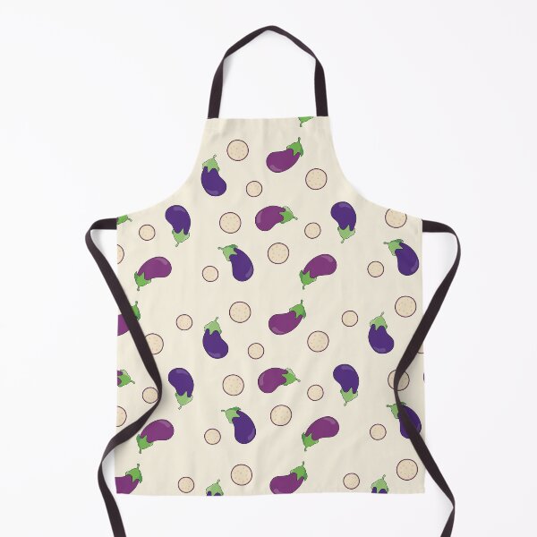 Item preview, summery mediterranean eggplant pattern designed and sold by TrueType.