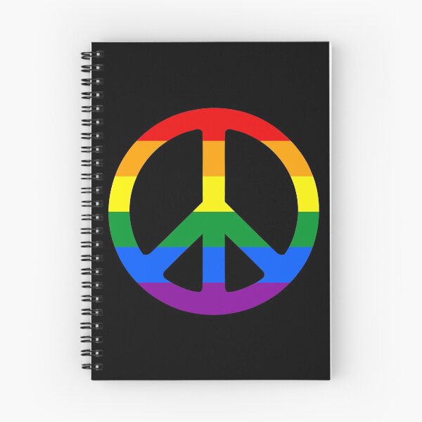 Item preview, Rainbow Peace Sign designed and sold by Hoorahville.