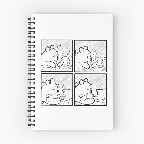 Item preview, Bear and Bunny // slepping // comic strip designed and sold by Caspalpo.