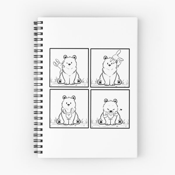 Artikelvorschau, Bear and Bunny //needind attention // Comic strip entworfen und verkauft von Caspalpo.