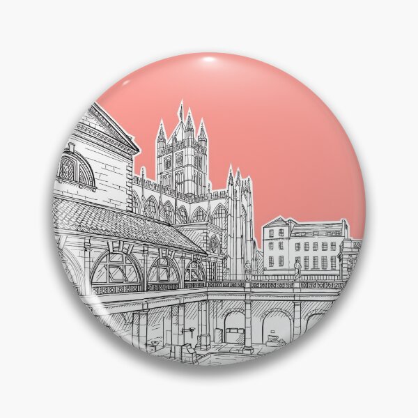 Item preview, City Of Bath (Coral Pink Version) designed and sold by Adam Regester.