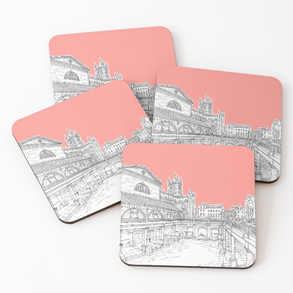 Item preview, City Of Bath (Coral Pink Version) designed and sold by Adam Regester.