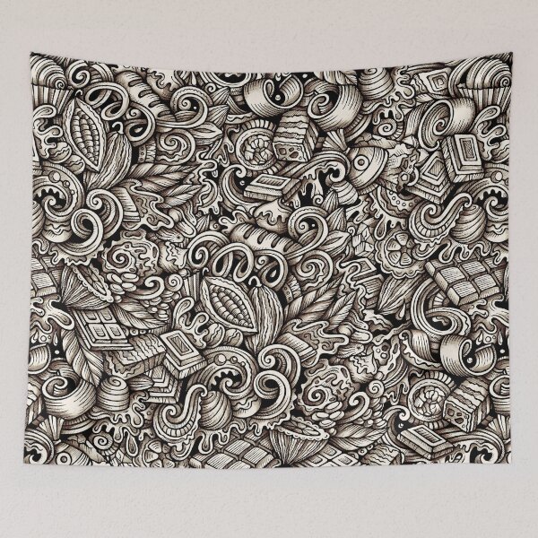Item preview, Chocolate graphics doodle designed and sold by balabolka.