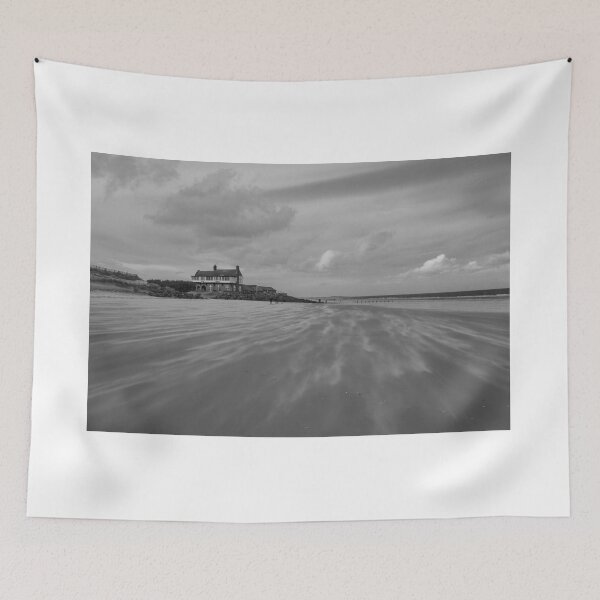 Item preview, Black and white Brancaster beach designed and sold by cdkphotos.