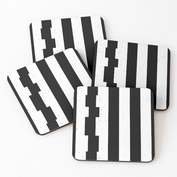 Item preview, Offset black and white stripes designed and sold by HelloGrackle.