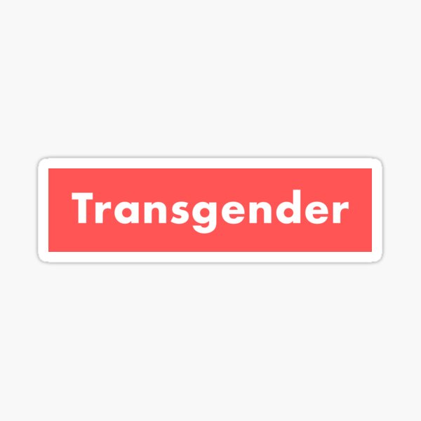 Transgender Supreme Sticker