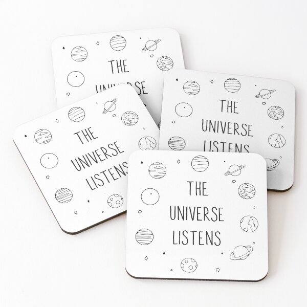 Item preview, The universe listens :) - Minimalist digital art designed and sold by CarliAlvarez.