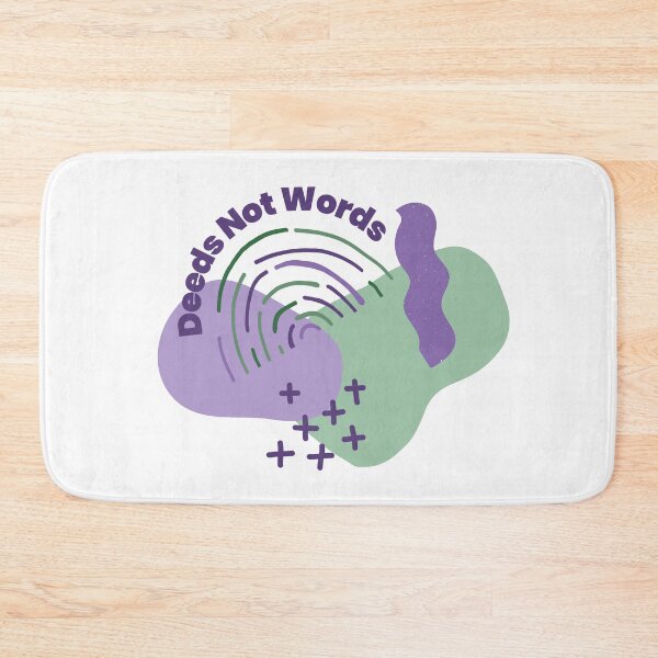 Item preview, Deeds Not Words Suffragettes Emmeline Pankhurst Vote for Women Feminist designed and sold by BohoStudio.