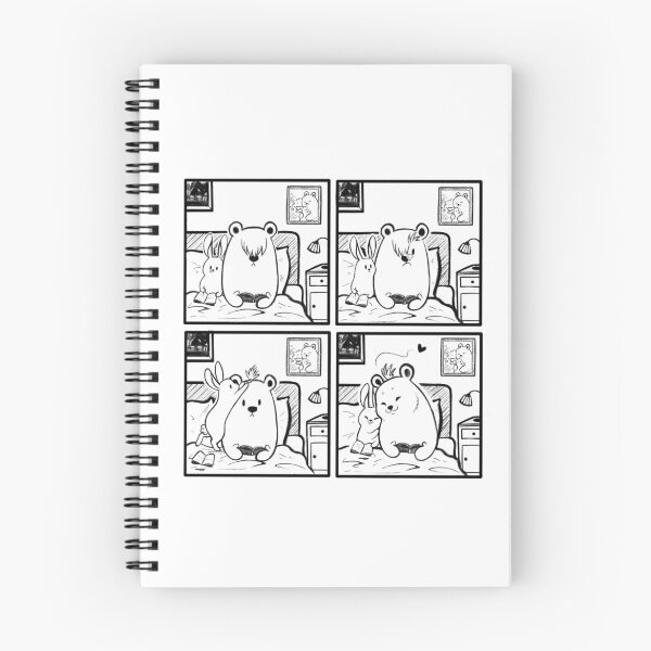 Item preview, Bear and Bunny // hair // comic strip designed and sold by Caspalpo.