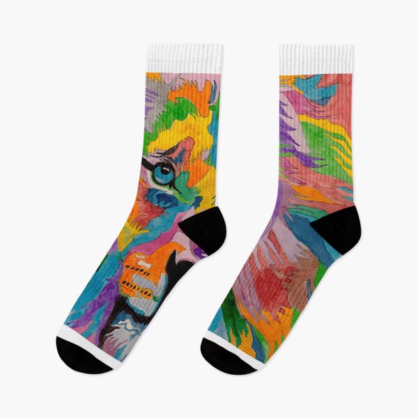 Item preview, Multicoloured Lion Head designed and sold by Julie Pickering.