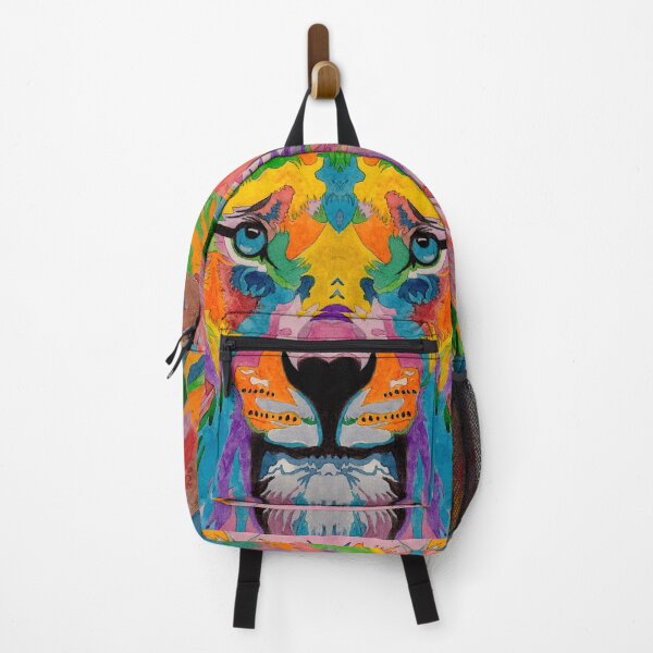 Item preview, Multicoloured Lion Head designed and sold by Julie Pickering.