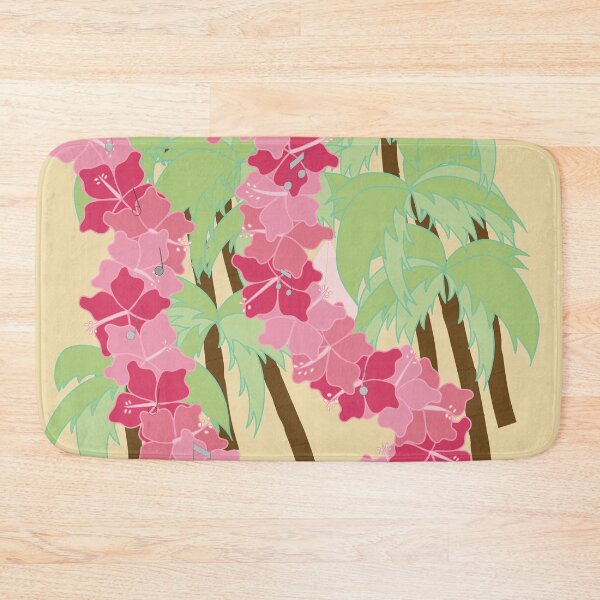 Item preview, Luau and palm trees in pink designed and sold by DannysReRemodel.
