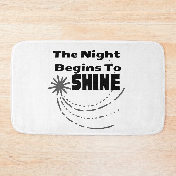 Item preview, The Night Begins To Shine Falling Star Design designed and sold by SweetAndSpice.