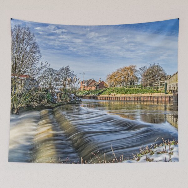 Item preview, #14 The Weir in the lovely village of Zouch on the River Soar designed and sold by phutball.