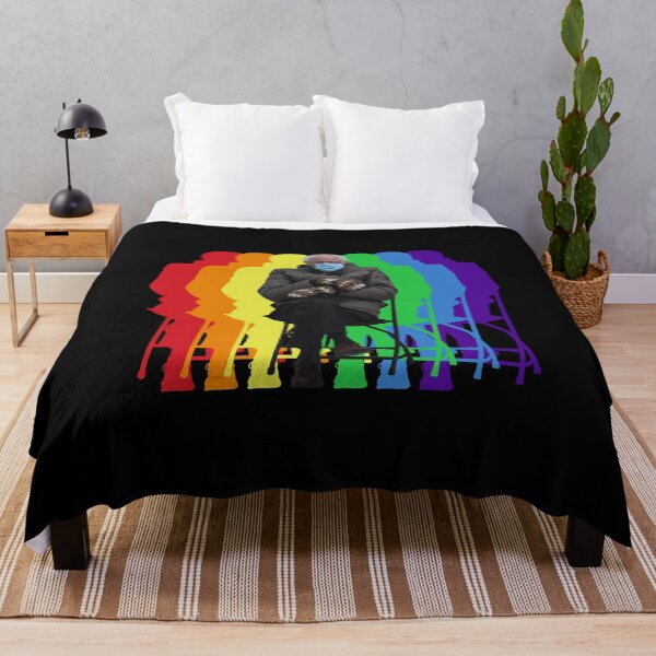 Item preview, Bundled Up Bernie Meme - Rainbow designed and sold by BeerBro-Designs.