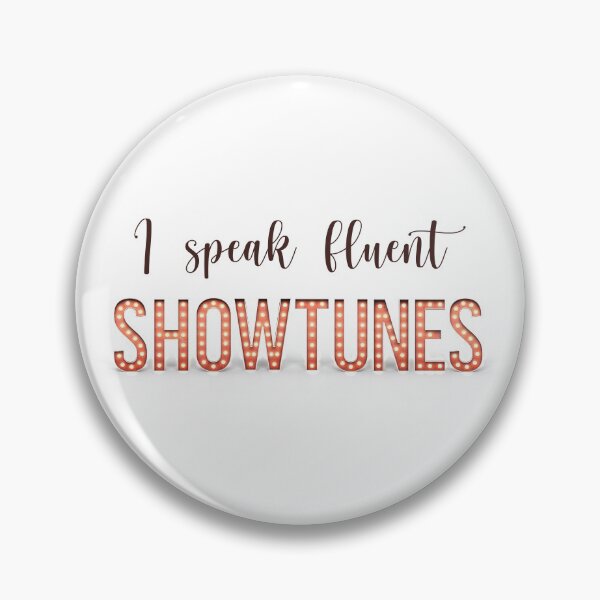 Item preview, I speak fluent showtunes designed and sold by coffeebrewdesgn.