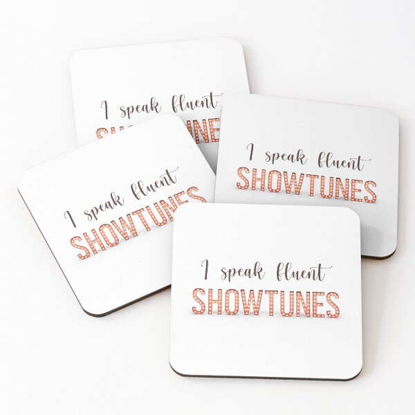 Item preview, I speak fluent showtunes designed and sold by coffeebrewdesgn.