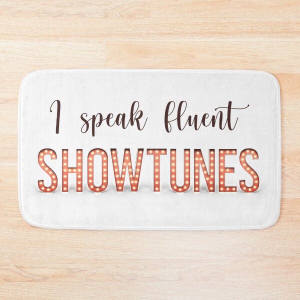 Item preview, I speak fluent showtunes designed and sold by coffeebrewdesgn.