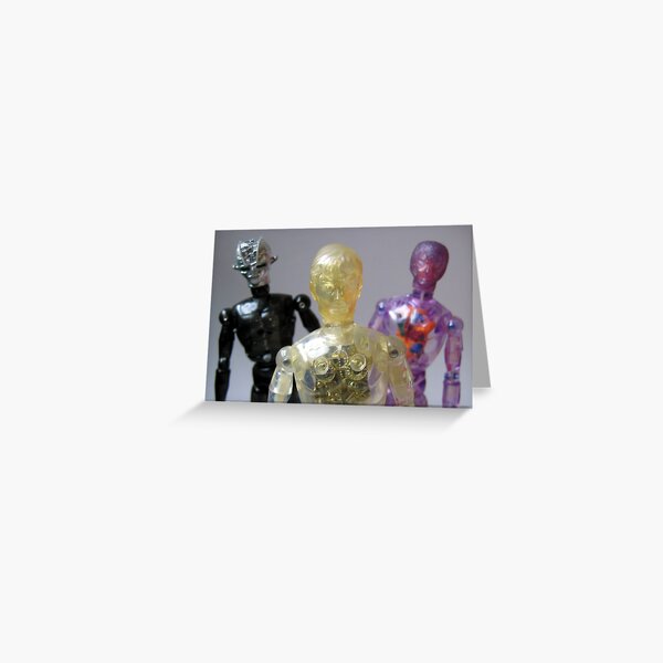 Android, Cyborg and Muton Greeting Card