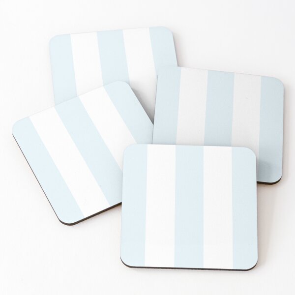 Item preview, Large PALE BLUE and WHITE Vertical STRIPES  designed and sold by RachelMacht.