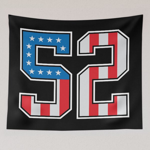 Item preview, 52 American Classy Numbers fifty-two United States Flag designed and sold by Urosek.