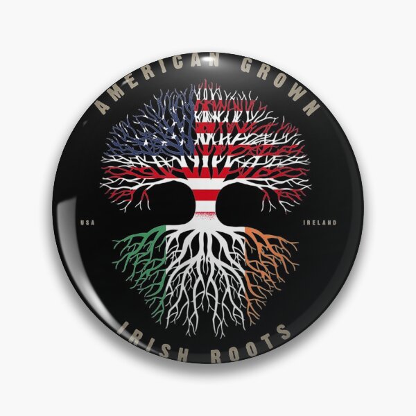 Item preview, American Grown Irish Roots Ireland Flag designed and sold by Alexanderhishop.