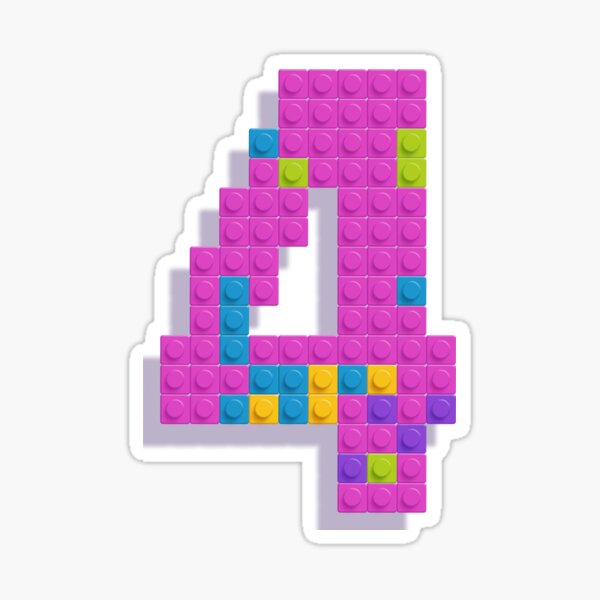 4 Brick Sticker