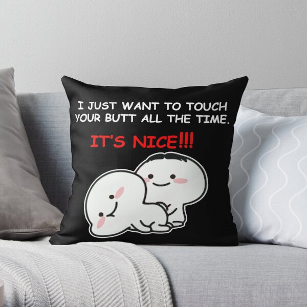 Couple Custom Pillow I Just Want To Touch Your Butt All The Times Pers -  PERSONAL84