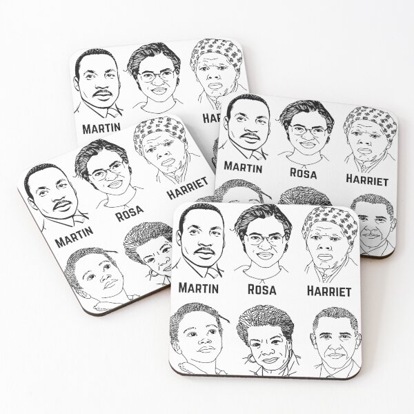 Item preview, Together We Rise Martin Luther King, Rosa Parks, Harriet Tubman, Ruby Bridges designed and sold by TocaLuna.