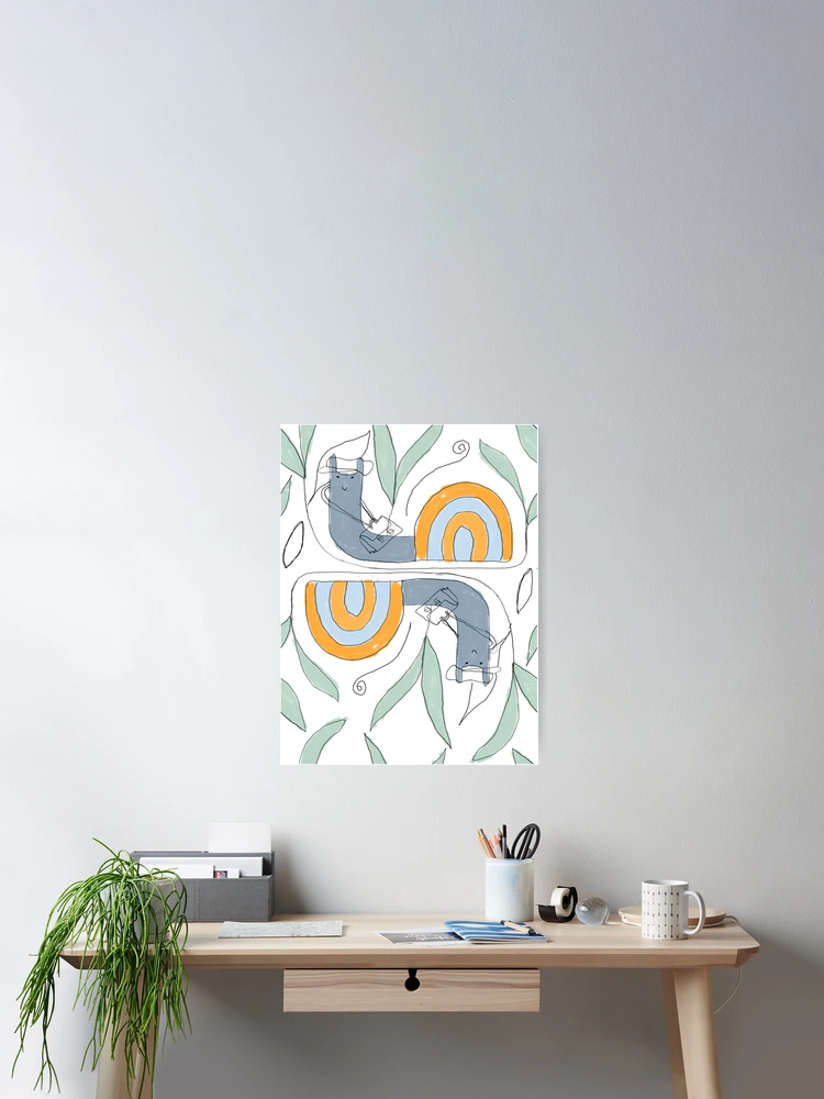 Thumbnail 2 of 3, Poster, snail pattern designed and sold by BasicClear.